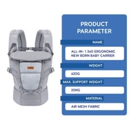 Bueno All in One 360 Ergonomic New Born Baby Shoulder Carrier