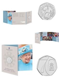 英女皇登基70周年紀念幣