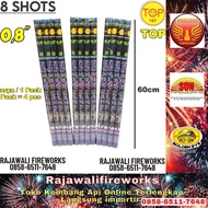 ROMAN CANDLE 8 SHOT 0,8 1 PAK 4 BIJI