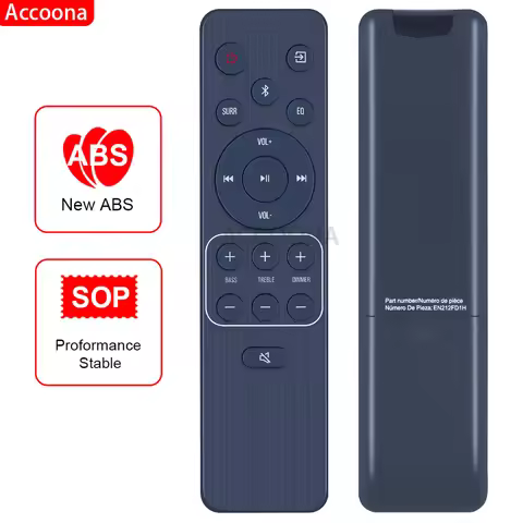 EN212FD1H Replacement Remote Control Applicable for Hisense 2.1 CH Soundbar HS212F HS219 Sound Bar S