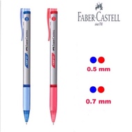 Faber Castell Grip ปากกาลูกลื่น หมึกสีน้ำเงิน หมึกสีแดง แบบกด มีขนาดเส้น 0.5 มม. และ 0.7 มม.