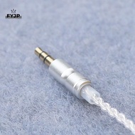 FYJP HiFi Earphone Upgrade Cable MMCX 3.5mm 1.2m Silver Plated Core Cable For Sennheiser IE200/IE300
