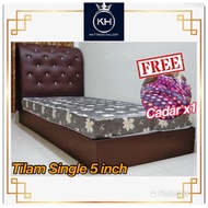 Tilam Single 5 inch Mattress Tilam Bujang