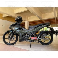 Yamaha Y15 Y15zr V1 V2 2022 vietnam design army green hijau lumut Cover set (Sticker Tanam)