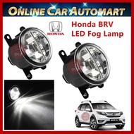 2 Pcs Honda BRV Car LED OEM Replacement Part Fog Lamp/Fog Light (BMW Type White)