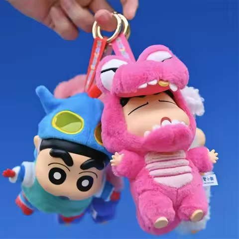 TOPTOY Crayon Shin-Chan Costume Party Series Vinyl Plush Blind Box Figurines Mysterious Boxe Bag Pen