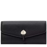 Kate Spade Marti Large Slim Flap Wallet in Black k6402