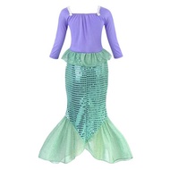 Little Mermaid Princess Ariel Sequins Costume