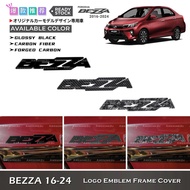 Awesome2u Perodua Bezza 2016-2024 Logo Emblem Frame Cover Rear Bezza Logo Badge Garnish Accessories