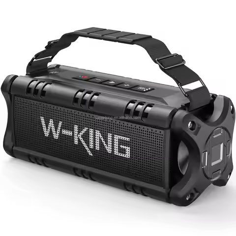 W-King D8 Portable Bluetooth Wireless Speakers Outdoor Sports Waterproof Portable Subwoofer Super Ba
