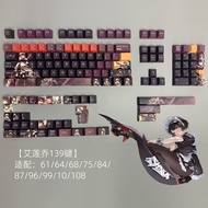 JNMZ-ALQ คีย์บอร์ดแบบกลไก PBT แบบระเหิดร้อน คีย์แคป Zero Love Lianqiao ธีมวูตติ้ง 87/68 รูปแบบมาตรฐา