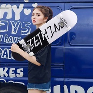 Beginner Skateboard 5-18 Years Old Four-Wheel Double Rocker Children's Skateboard Four-Wheel Baby Fl