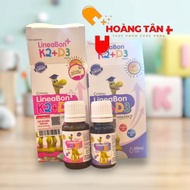 D3 K2 Lineabon supplements Vitamin D3 for infants, helps absorb D3K2 Calcium, reduces rickets, 10ml 