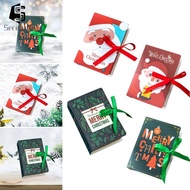 [Serenable] Christmas Gift Boxes Bakery Boxes Reusable 5" Shirt Boxes Treat Boxes for Holiday Gift F