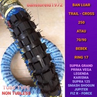Ban Luar Trail Cros Cross Cangkul 250 ring 17 motor Bebek Supra Grand