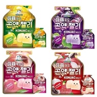 konhac jelly [1Packs 15pcs] 20g Halal Korean Konjac Jelly 18% Drinkable Juice Content Weight Loss 蒟蒻