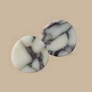 石杯墊兩件組 寶格麗大理石 Calacatta viola