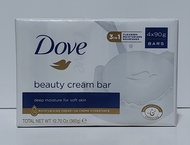 Dove Original Beauty Cream Bar Soap 4x90g