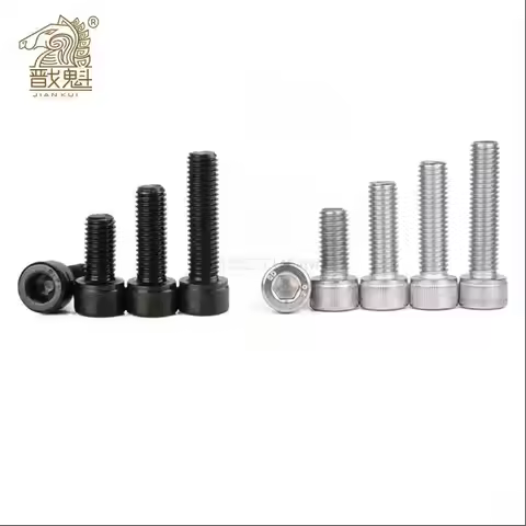 50pc M1.4 M1.6 M2 M2.5 M3 304 A2 Stainless Steel Black grade 12.9 DIN912 Hexagon Hex Socket Head Cap