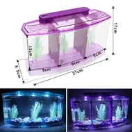 Mini Fish Tank Aquarium Betta Box Betta Fish Tank Office Fish Catching Small Tropical Fish Tank Fry 