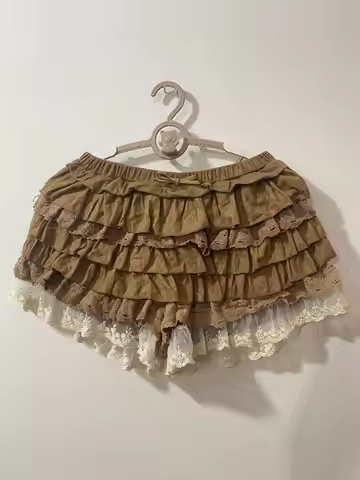 Sales Japanese Liz Lisa Lace Mesh Embroidery Mini Skirt Unique Short Skirts