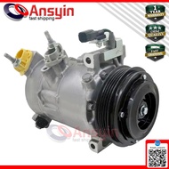 AC A/C COMPRESSOR 6SBH14C FOR MUSTANG 2.3L 2015-2017 FR3B-19D629-AA FR3B-19D629-FB CO11482C 60-04007