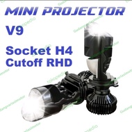 Vinyx H4 V9 Mini Projector Super Bright Led Lamp