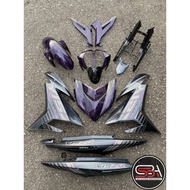COVERSET Y15ZR V1 V2 PURPLE GREY ORI COLOR HONG LEONG YAMAHA HLY Y15ZR Y15 YSUKU ORIGINAL VELOZI PUR