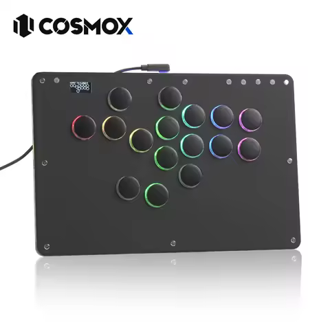 Haute42- COSMOX T16-PU Leverless Controller Joystick For PC/ PS4/PS5 Switch Steam Hitbox Arcade Leat
