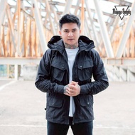 Men's Premium Parachute Hoodie Parka Jacket - Windproof and Drizzle Outdoor Windbreaker Windbreaker 