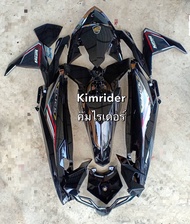 ชุดสี เฟรม ฮอนด้า คลิก 125i LED honda Click 125i รุ่นไฟ LED  สีดำ ปี 2015-2017 ครบชุด 11 ชิ้น พร้อมต