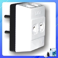 Combo of 5 3-Way Split Power Outlets - Split from 1 Outlet to 3 Lioa ON3NC5 Outlets,