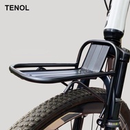 TENOL Bicycle Front Luggage Rack, Lightweight Front Luggage Rack for The Bicycle, for