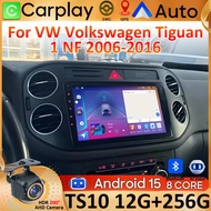 Carplay Android Auto Video For VW Volkswagen Tiguan 1 NF 2006 - 2016 GPS Navigation Stereo Car Radio