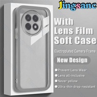 Jingsanc [Có Tấm dán bảo vệ ống kính] Ốp trong suốt cho OnePlus 13R/Oneplus ACE 5/Oneplus ACE 5 Pro 