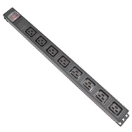 PDU Power Strip C19 Socket Distribution Unit Cabinet 8 Way AC Socket Aluminum alloy shell iec C14 po