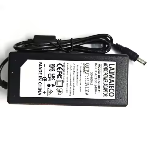 DC POE Switch 53.5V 1.31AFor POE Charger 70W Power Supply AC DC Adapter 5.5*2.5MM/2.1mm