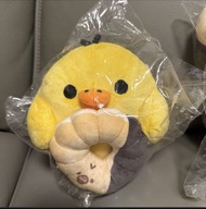 日本Rilakkuma x Mister Donut 鬆弛熊毛公仔 小雞 鼻哥窿雞公仔