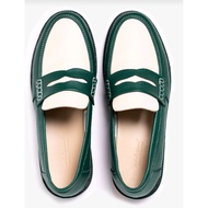 MEN'S SHOES DOCMAR SERIES CASUAL GREEN LOAFER, UNISEX LOFERS FORMAL GREEN SHOES FREE SOCKS
