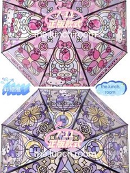 ☔️即刻交收☔️ 7-11 SANRIO  Hello Kitty 吉蒂貓、Kuromi酷洛米 /庫樂米《彩繪玻璃傘》直遮/雨傘☂️