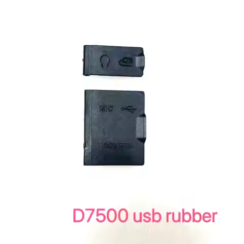 New USB Rubber Set for Nikon D7500 USB Rubber MIC HDMI Rubber 2pcs Repair Parts