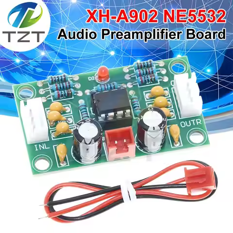 1/3PCS XH-A902 Audio Operational Preamplifier Board Module NE5532 Amplifier Front Panel Digital Tone