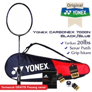 RAKET BADMINTON YONEX CARBONEX 7000N BLACK/BLUE 100% - SPORTDAY