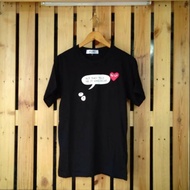 HITAM Black CDG Play T-Shirt