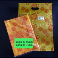Plastic Thank You Shopping Bag 13x18inch (100pcs) - random