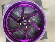 ล้อ MAX GIORNO125 CNC หน้า 12X2.50 หลัง 12X2.50 สีม่วง