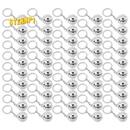 50Pcs Mini Disco Ball Keychain, Mirror Disco Ball Bulk Keyring Party Favors for 70s 80s Disco Party 