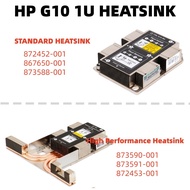 HP DL360 DL360p G10 High Performance Heatsink 873590-001 873591-001 872453-001 867650-001 873588-001