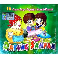 VCD Original 16 Lagu Popular Kanak - Kanak Dayung Sampan - Anime Education