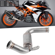 Catalytic Converter ถอดออกได้ Decat ไอเสีย MID Link ท่อ Fit สำหรับ KTM 125 250 390 Duke RC390 2017 +